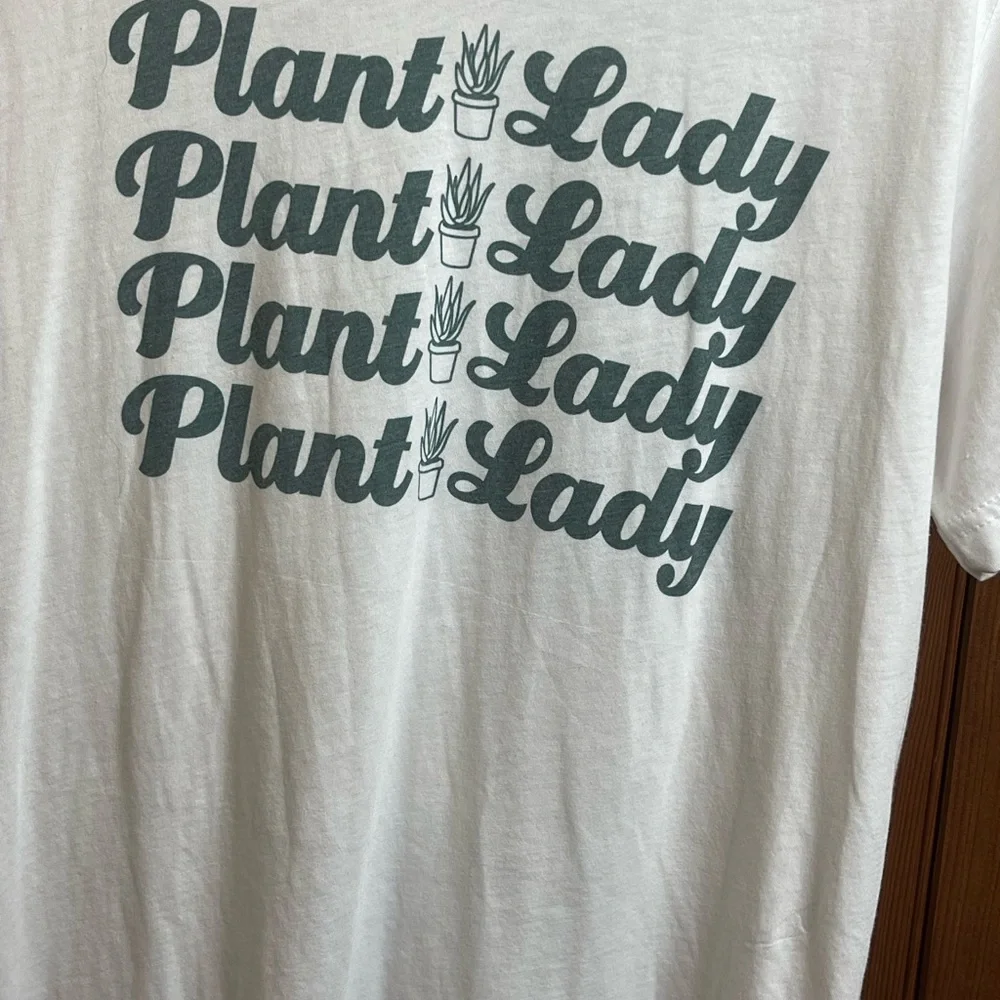 ⭐️ Plant Lady!! White Bella+Canvas T-Shirt